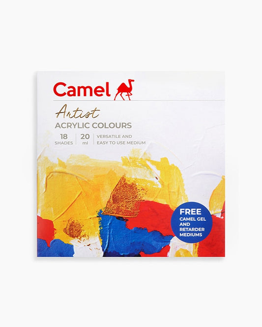 Camel Artist Acrylic Colors Set - 18 shades