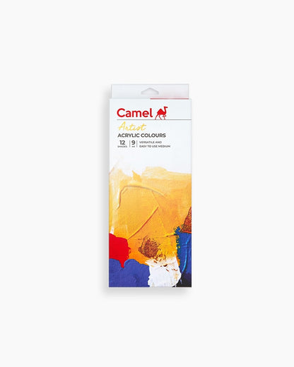 Camel Artist Acrylic Colors Set - 12 shades