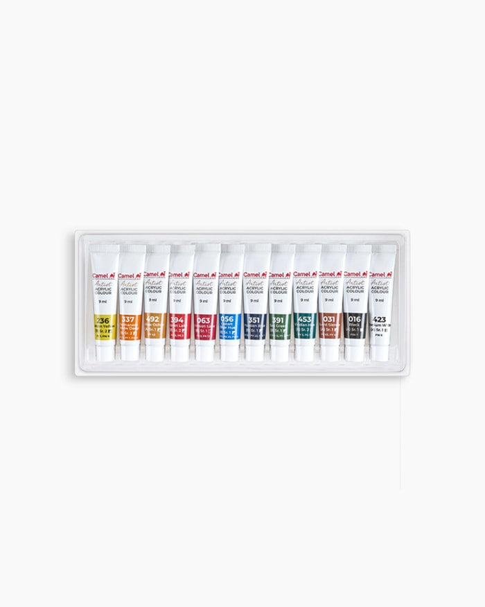 Camel Artist Acrylic Colors Set - 12 shades