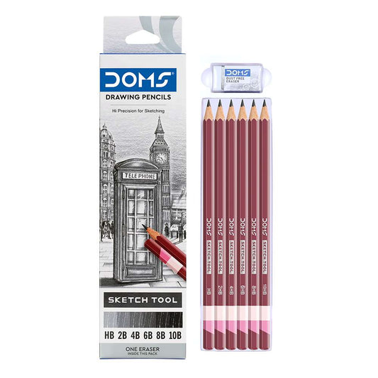 Doms Graphite Pencil Set of 6