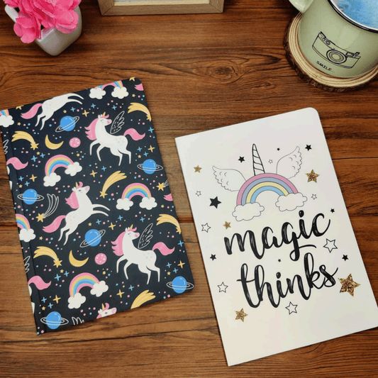 Unicorn Ruled Diary - Stationery Plug