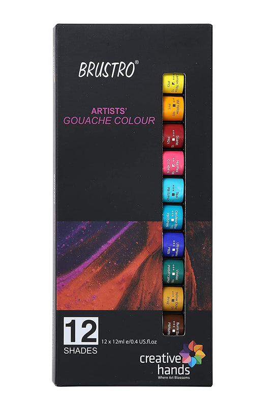 Brustro Artists' Gouache Colour Set of 12