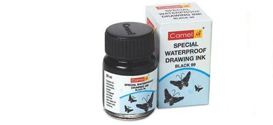 Camlin Special Waterproof Drawing Ink Black