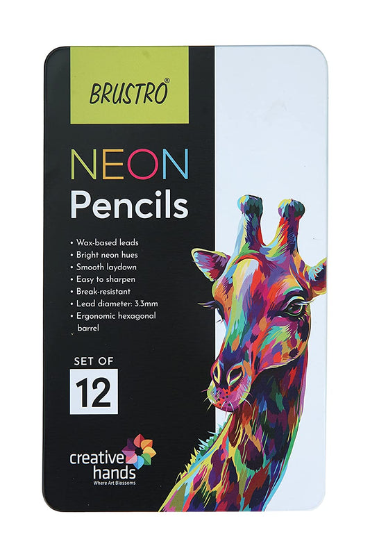 Brustro Neon Pencils Set of 12