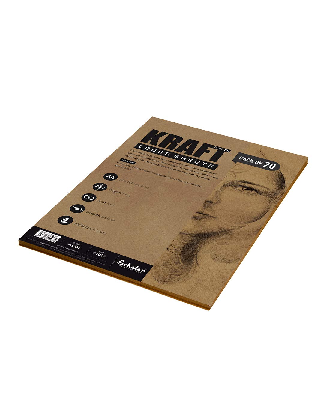 Scholar Kraft Paper Loose Sheets 170 GSM