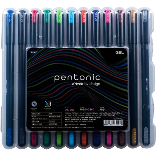 Pentonic Coloured Gel Pen Set