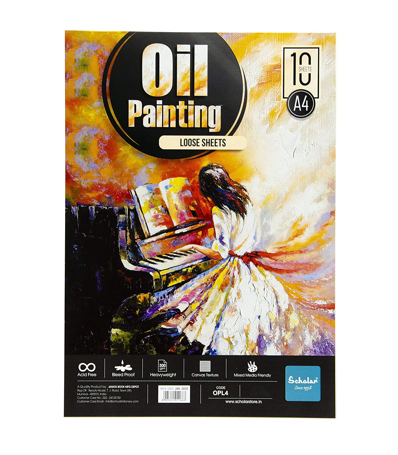Scholar Oil Painting Sheets