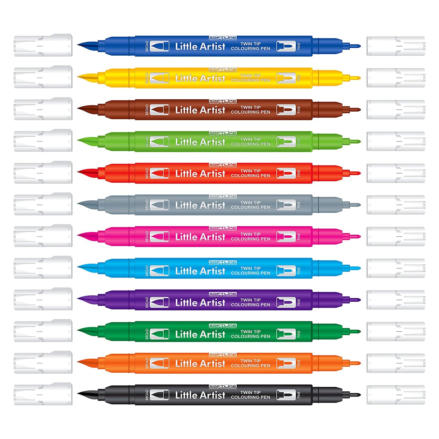 Add Gel Softline Little Artist Colouring Pen - Twin Tip Brush Pens