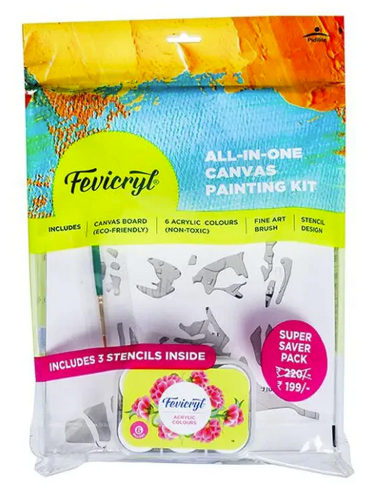 Pidilite Fevicryl All In One Artist Canvas Kit