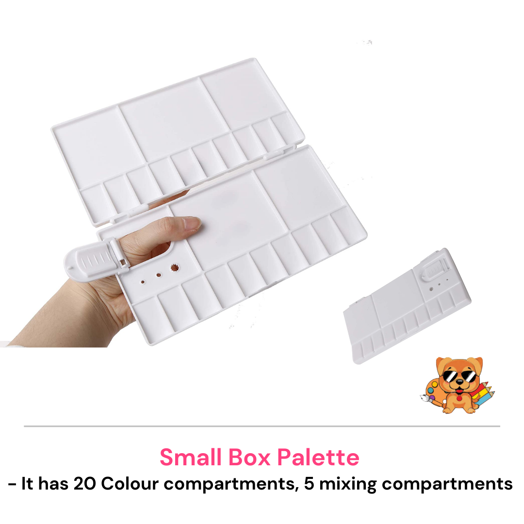 Foldable Colour Mixing Box Palette