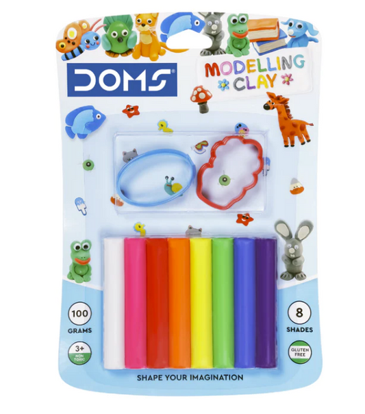 Doms Modelling Clay Set of 8