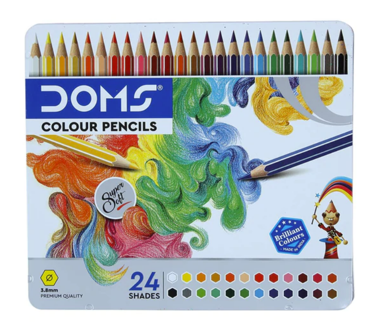 Doms Supersoft 24 colour pencils