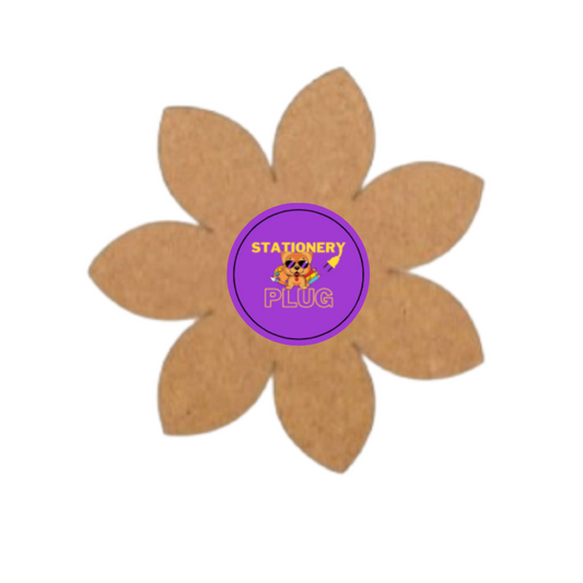 Flower MDF Board for Art and Craft | 3.5 mm thick