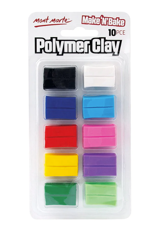 Mont Marte Polymer Clay - Assorted Colours