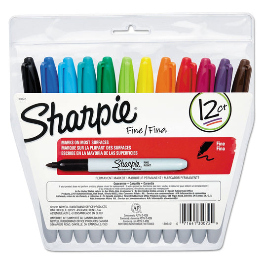 Sharpie Fine Tip Assorted Colour Set