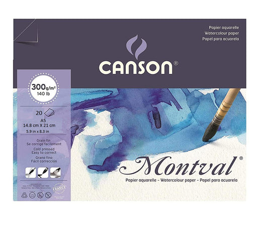 Canson Montval 300 GSM Watercolour Sheets